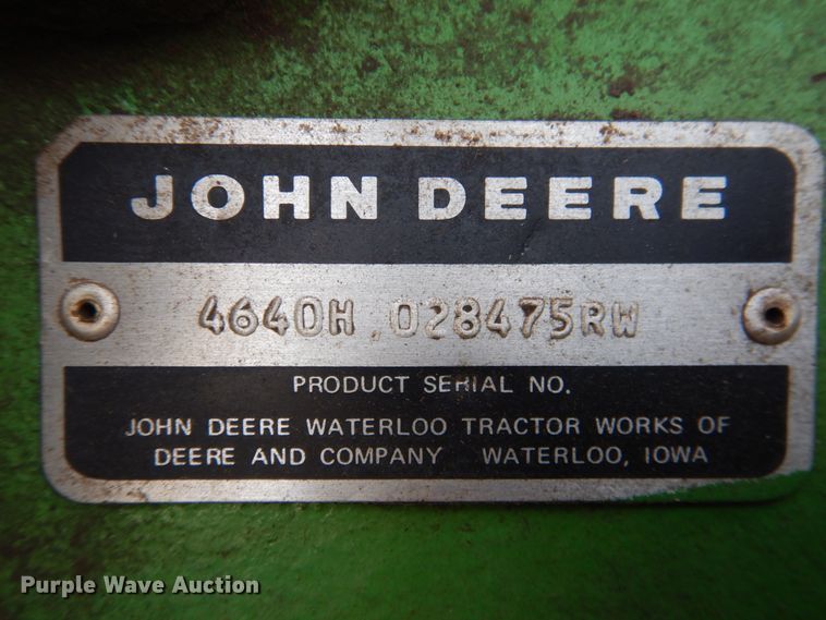 image for item DJ3020 1982 John Deere 4640 tractor
