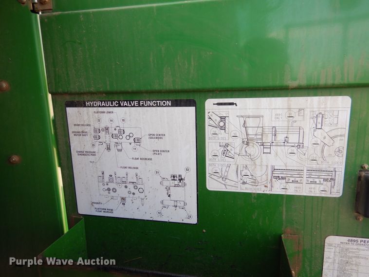 image for item DJ3022 2006 John Deere 4895 windrower