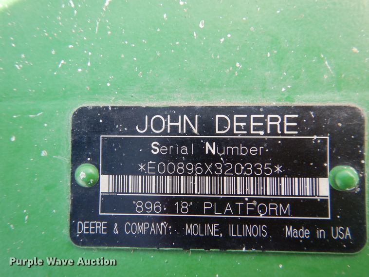 image for item DJ3022 2006 John Deere 4895 windrower
