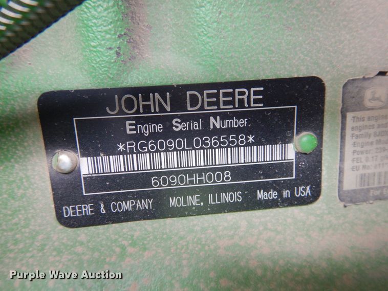 image for item DJ3026 2008 John Deere 9770 STS combine