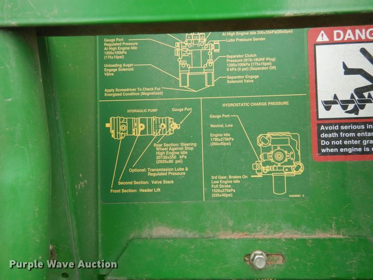 image for item DJ3026 2008 John Deere 9770 STS combine