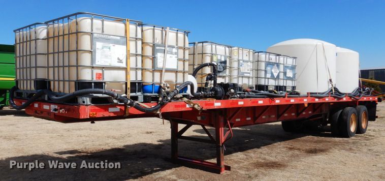 image for item DJ3029 1998 Dorsey DGTS-45 flatbed nurse tank trailer