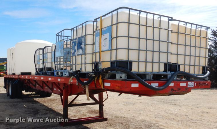 image for item DJ3029 1998 Dorsey DGTS-45 flatbed nurse tank trailer