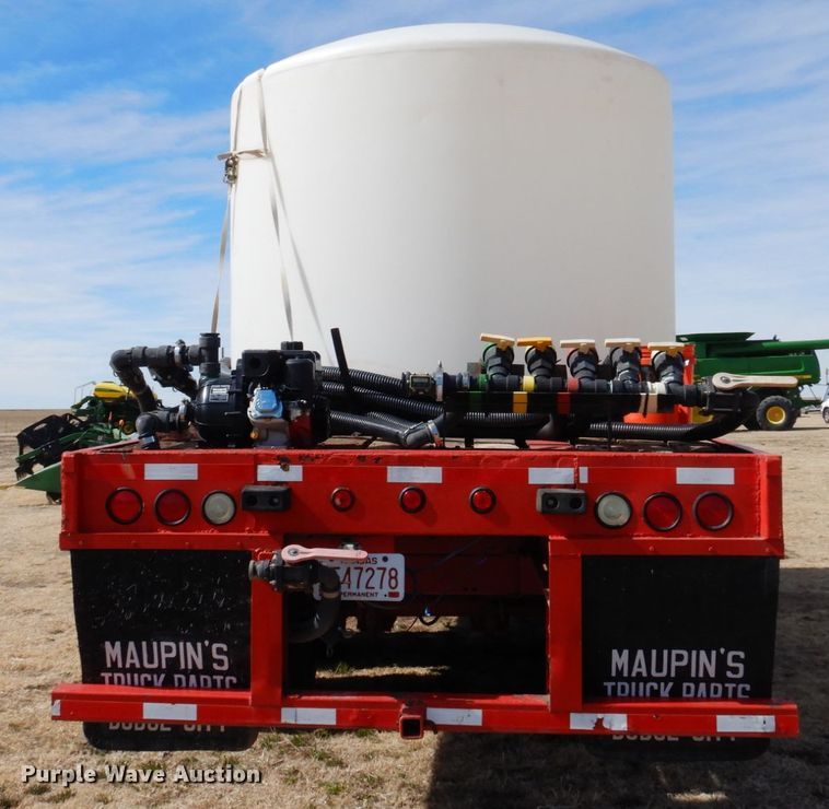 image for item DJ3029 1998 Dorsey DGTS-45 flatbed nurse tank trailer