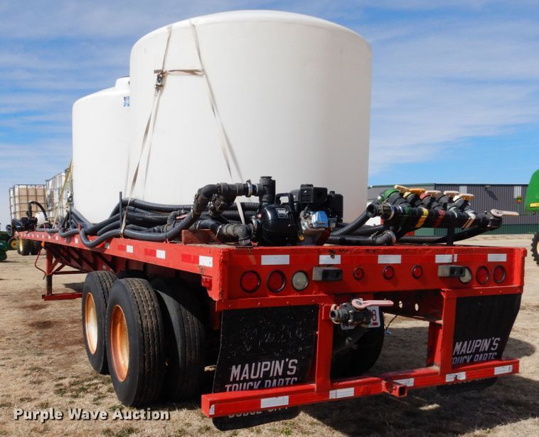 image for item DJ3029 1998 Dorsey DGTS-45 flatbed nurse tank trailer