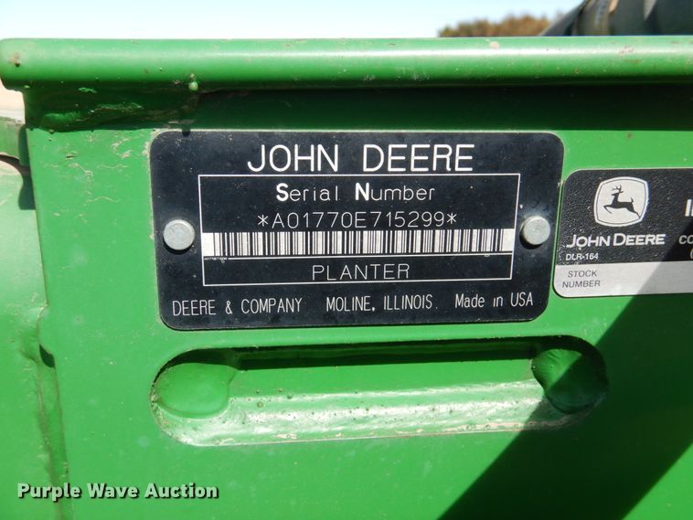 image for item DJ3040 2005 John Deere 1770NT CCS no-till planter