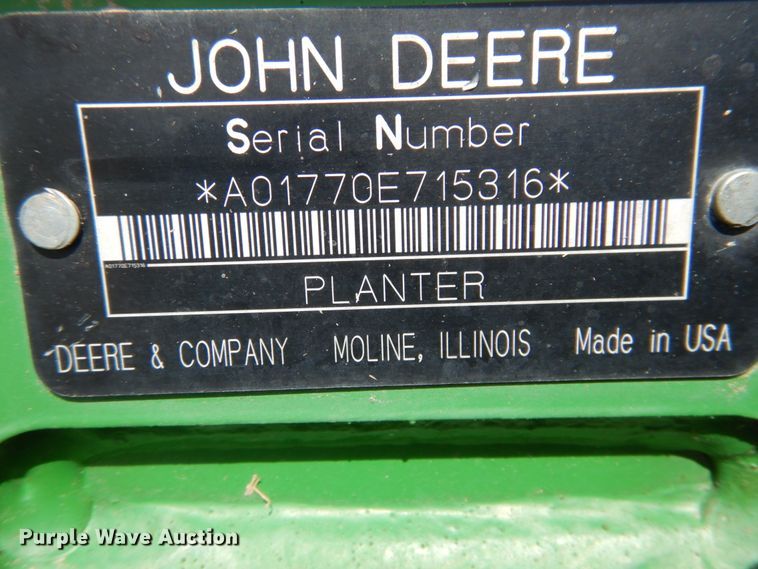 image for item DJ3041 2005 John Deere 1770NT CCS no-till planter