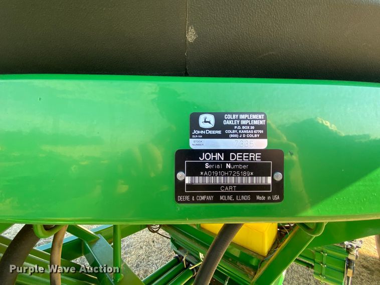 image for item DJ3043 2008 John Deere 1895 no-till air seeder