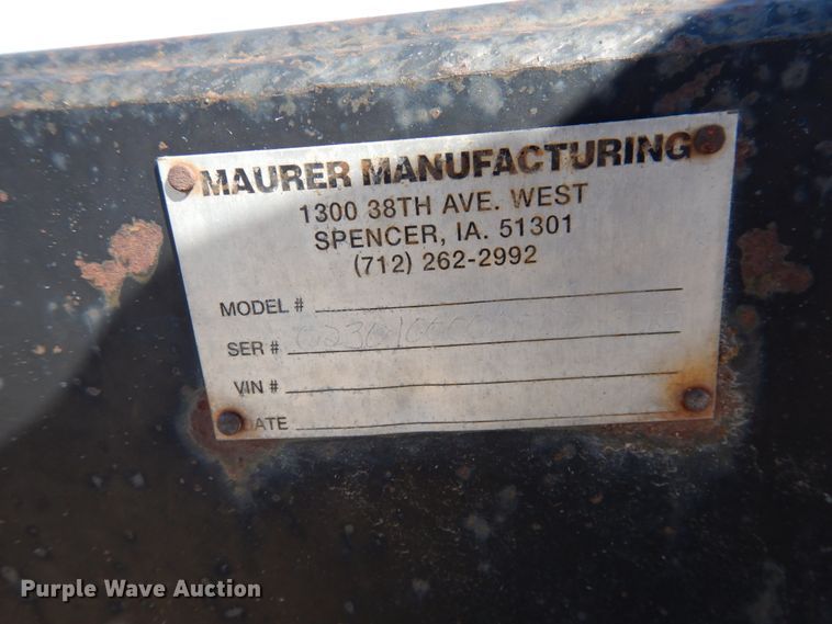 image for item DJ3059 Maurer header trailer