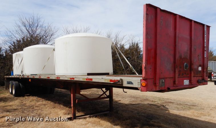 image for item DJ3071 1998 Trailmobile flatbed nurse tank trailer