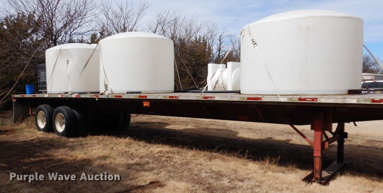 image for item DJ3071 1998 Trailmobile flatbed nurse tank trailer