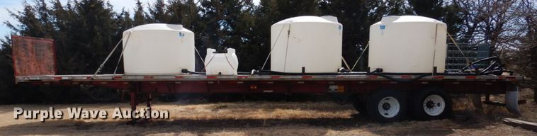 image for item DJ3071 1998 Trailmobile flatbed nurse tank trailer
