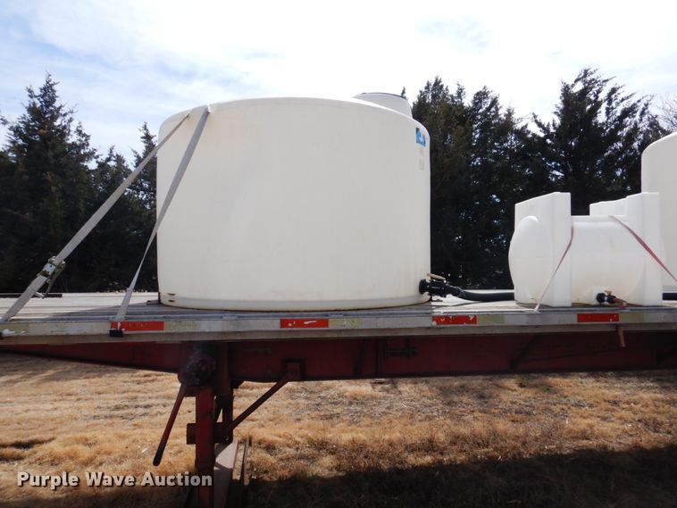 image for item DJ3071 1998 Trailmobile flatbed nurse tank trailer