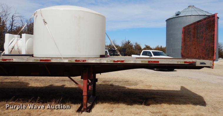 image for item DJ3071 1998 Trailmobile flatbed nurse tank trailer