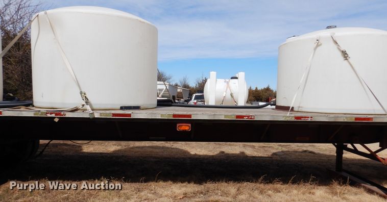 image for item DJ3071 1998 Trailmobile flatbed nurse tank trailer