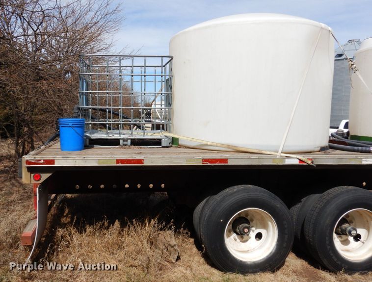 image for item DJ3071 1998 Trailmobile flatbed nurse tank trailer