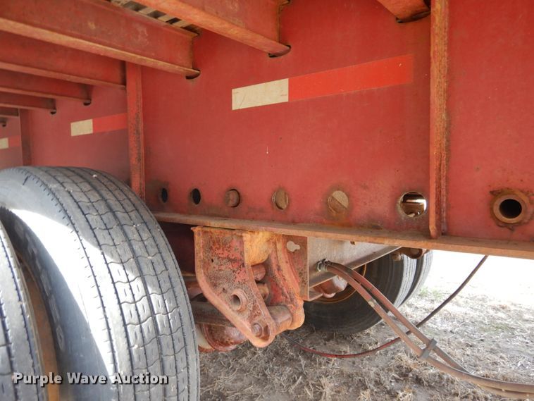 image for item DJ3071 1998 Trailmobile flatbed nurse tank trailer