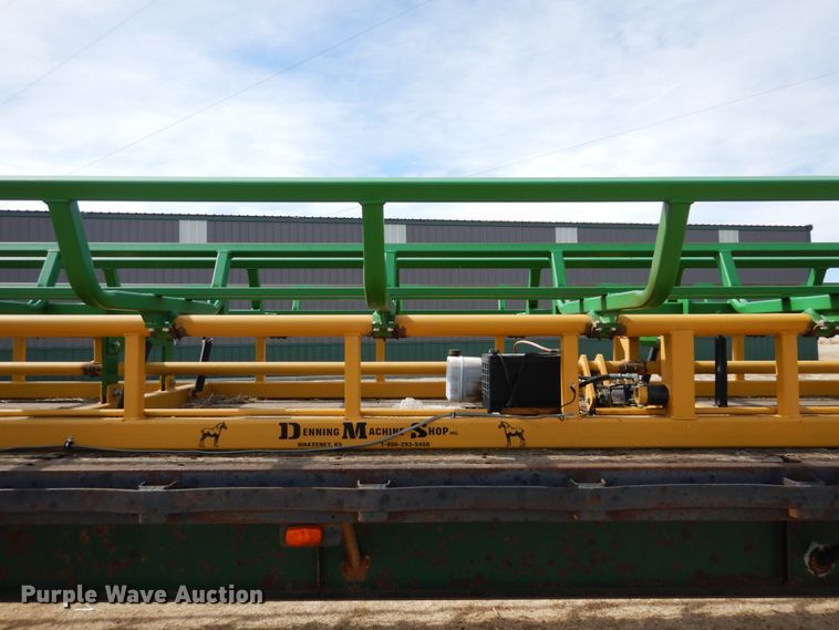 image for item DJ3072 1988 Fruehauf FB8 bale carrier flatbed trailer