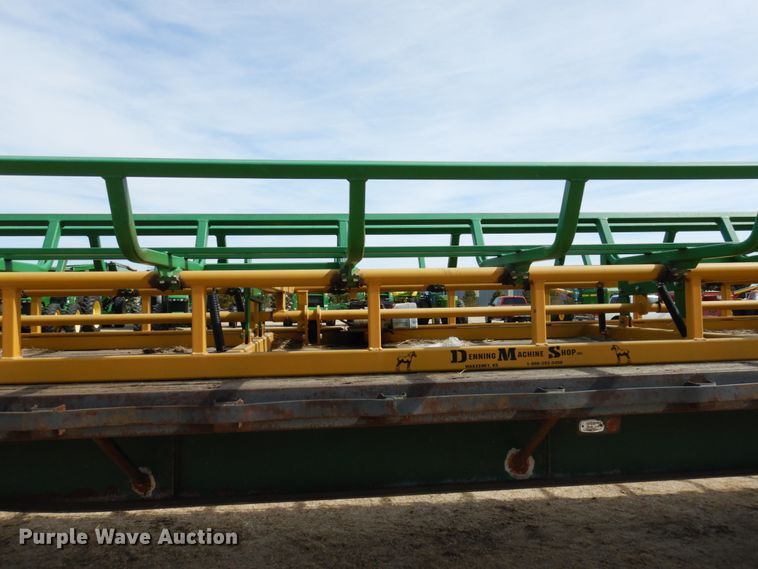 image for item DJ3072 1988 Fruehauf FB8 bale carrier flatbed trailer