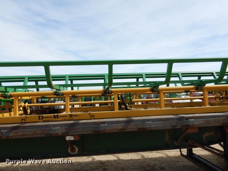 image for item DJ3072 1988 Fruehauf FB8 bale carrier flatbed trailer