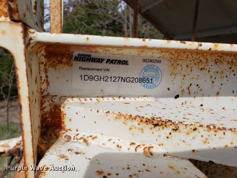 image for item DJ3073 (2) Doonan grain trailers