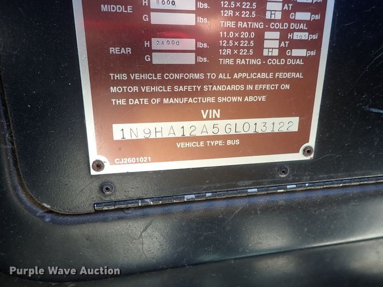 image for item DE5454 1986 Neoplan bus