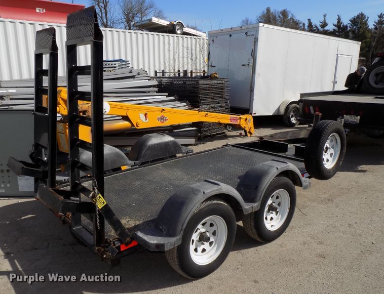 image for item DG2545 2016 MMDI utility trailer