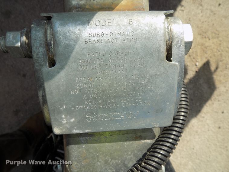 image for item DG2545 2016 MMDI utility trailer