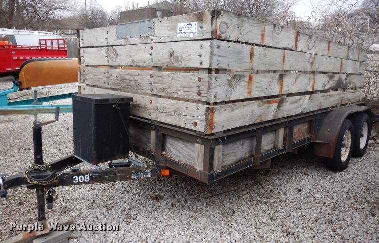 image for item DG6354 2002 Starlite utility trailer