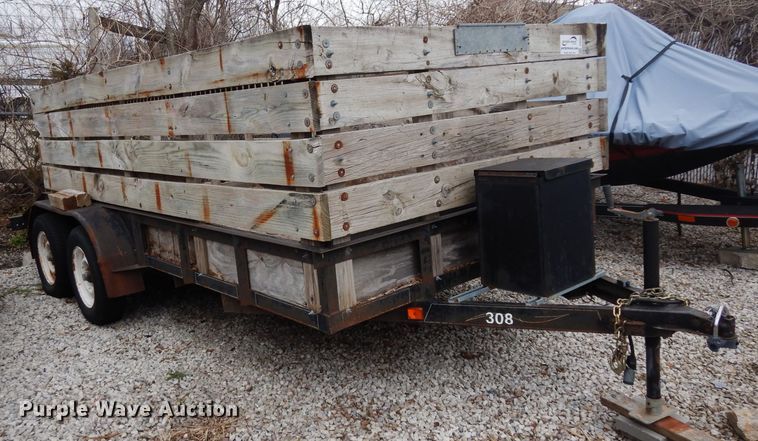 image for item DG6354 2002 Starlite utility trailer