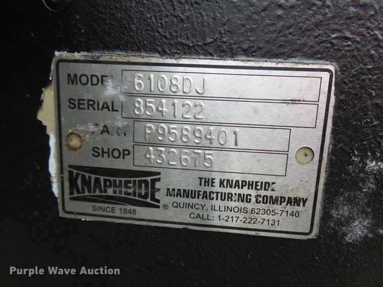 image for item DH7906 Knapheide 6108DJ utility bed