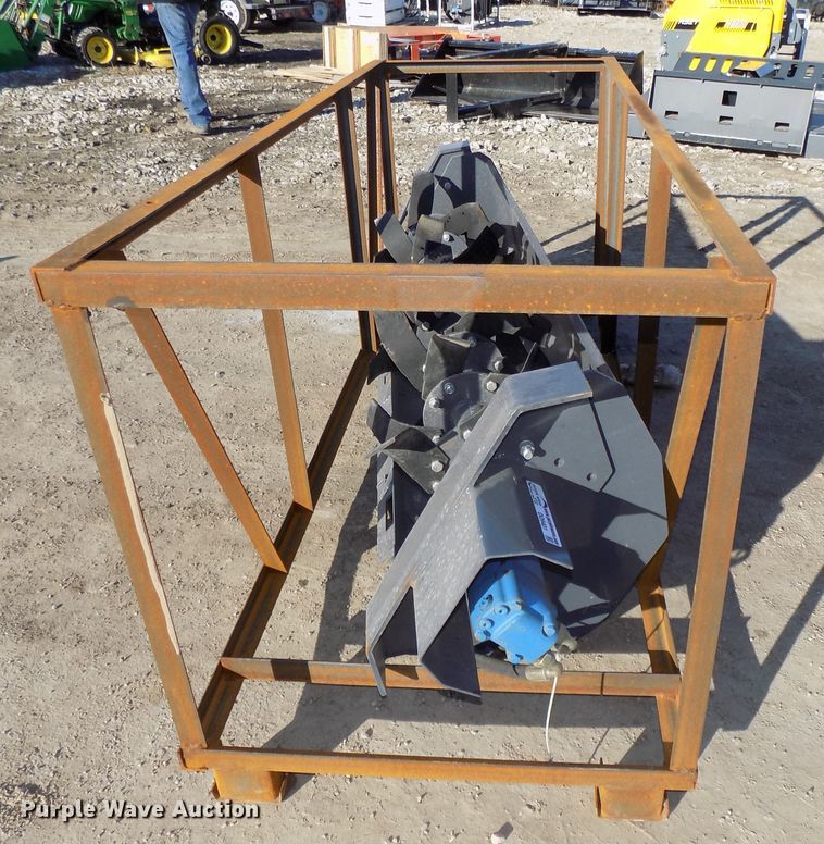 Mower King skid steer tiller in Omaha, NE Item DO9401 sold Purple Wave