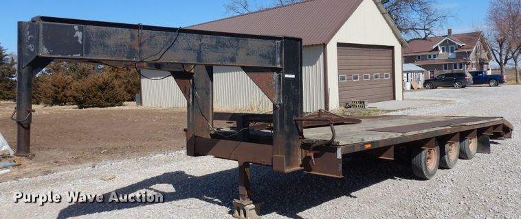 image for item ER9973 Shop built equipment trailer