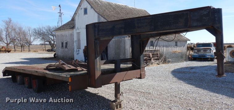 image for item ER9973 Shop built equipment trailer