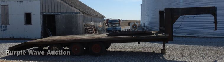 image for item ER9973 Shop built equipment trailer