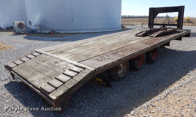 image for item ER9973 Shop built equipment trailer