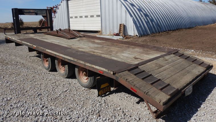 image for item ER9973 Shop built equipment trailer