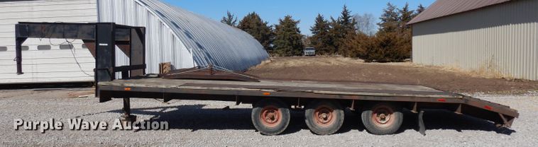 image for item ER9973 Shop built equipment trailer