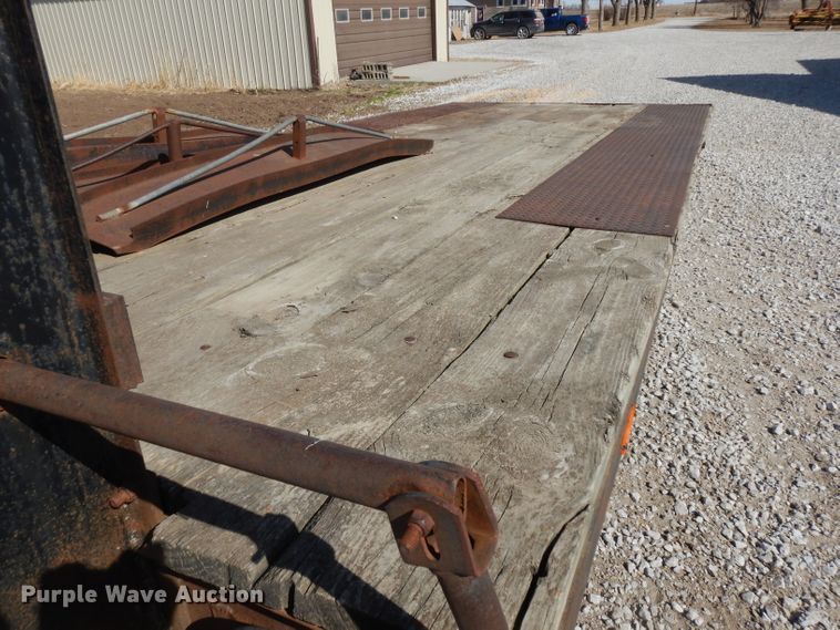 image for item ER9973 Shop built equipment trailer