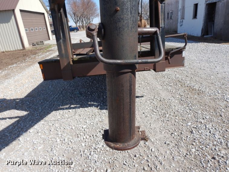 image for item ER9973 Shop built equipment trailer