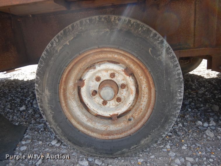 image for item ER9973 Shop built equipment trailer