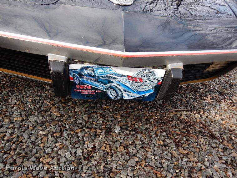 image for item FD9863 1978 Chevrolet Corvette  pace car