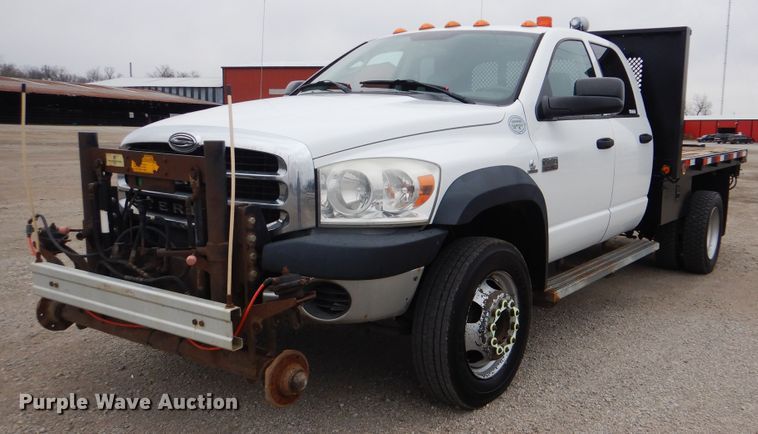 image for item GF9127 2008 Sterling Bullet 4500 Quad Cab flatbed truck