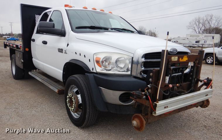 image for item GF9127 2008 Sterling Bullet 4500 Quad Cab flatbed truck