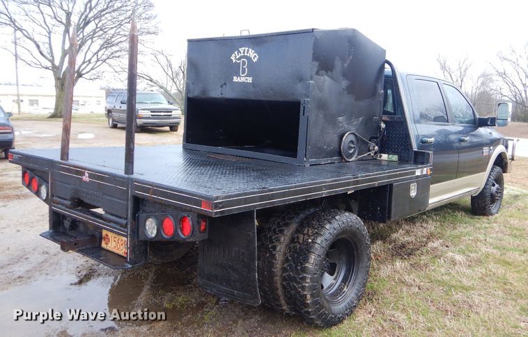 image for item GG9612 2011 Dodge Ram 3500  Crew Cab bale bed pickup truck