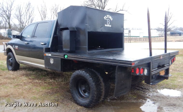 image for item GG9612 2011 Dodge Ram 3500  Crew Cab bale bed pickup truck