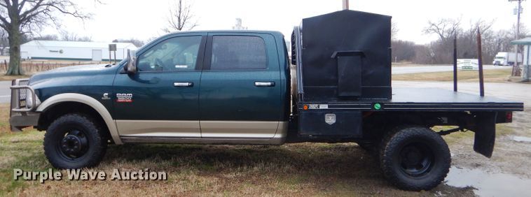 image for item GG9612 2011 Dodge Ram 3500  Crew Cab bale bed pickup truck