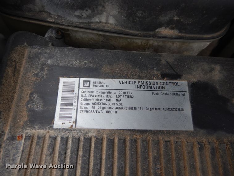 image for item GK9054 2010 Chevrolet Silverado 1500  Ext. Cab pickup truck