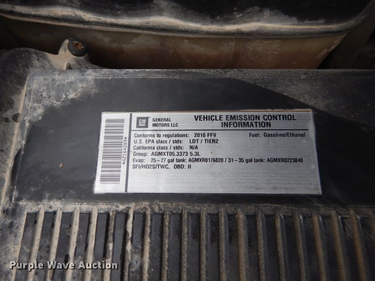 image for item GK9063 2010 Chevrolet Silverado 1500  Ext. Cab pickup truck