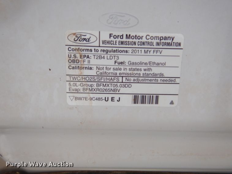 image for item GK9069 2011 Ford F150  SuperCab pickup truck